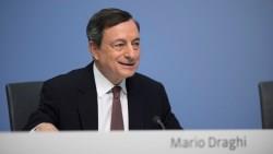 德拉吉淡定看待歐元升值、矢口否認將派直升機撒錢