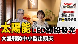 影片》太陽能、LED類股發光，大盤弱勢中小型出頭天