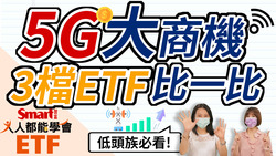 影片》5G元年！看好商機，用ETF打包5G產業鏈，00861、00876、00881比一比！