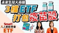 影片》莫德納、AZ、BNT…打疫苗，也有商機！台灣3檔「疫苗生技類ETF」大解析-Smart智富ETF研究室