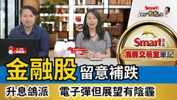 影片》金融股留意補跌！升息鴿派電子反彈，關注庫存問題