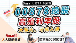 影片》00878國泰永續高股息換股！高殖利率6%個股大聯大、可成入榜！ETF大小事、除息資訊就看「Smart ETF 6月報」-Smart智富ETF研究室