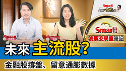 影片》未來主流股？綠電、網通可關注！金融股撐盤、留意通膨數據