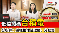影片》低檔加碼台積電、兆豐金！安全價位就靠本益比、本淨比推估，分批進場